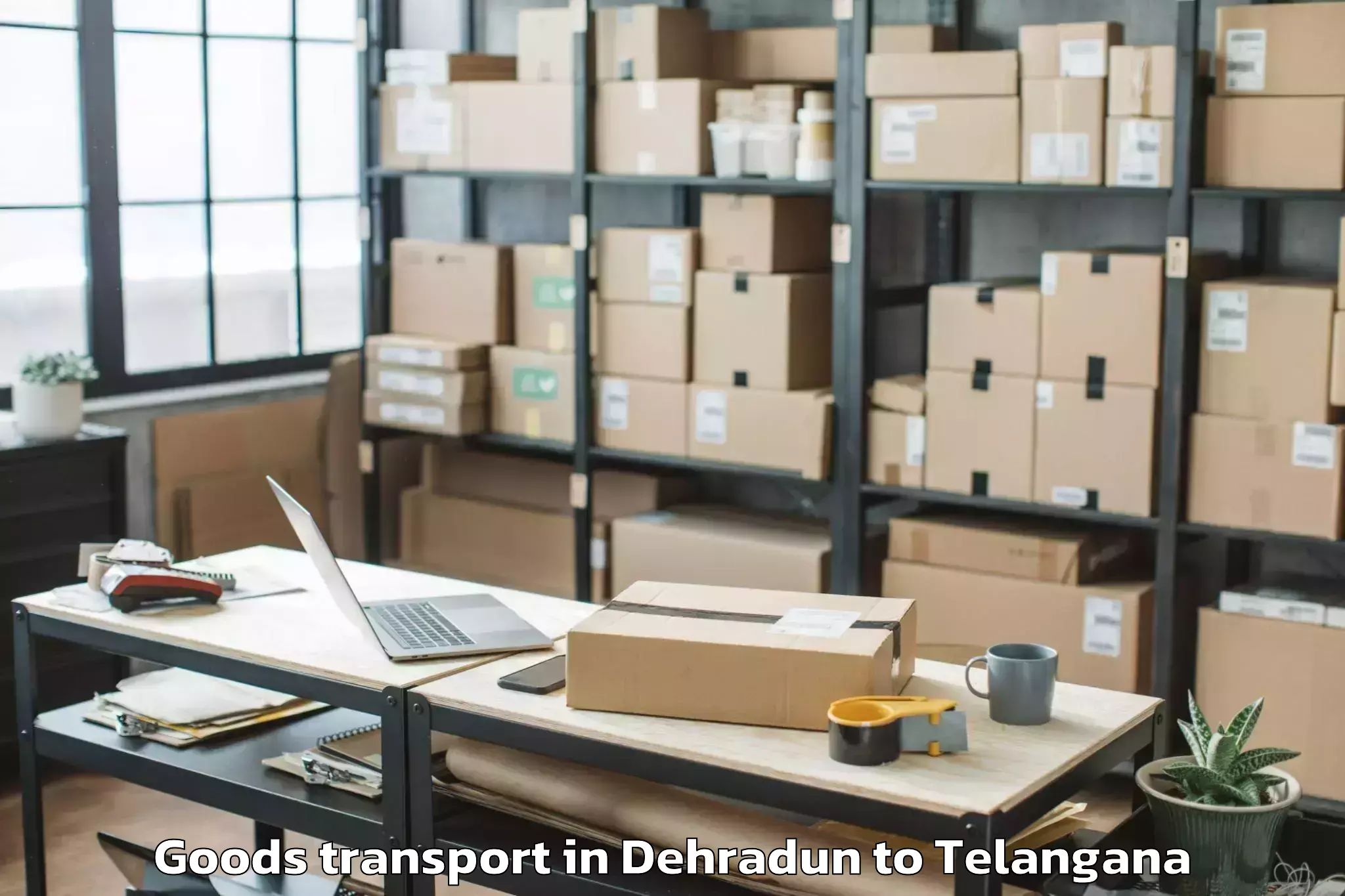 Dehradun to Suryapet Goods Transport